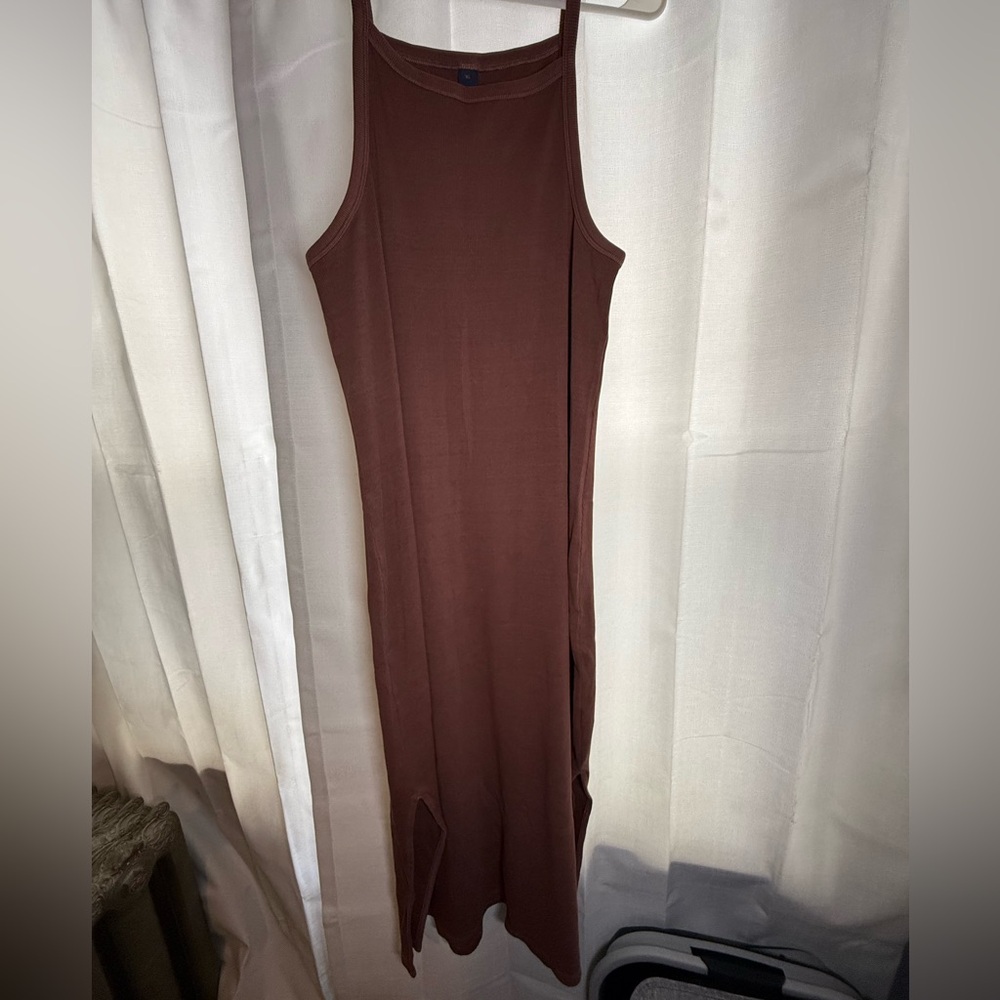 Old Navy Sleeveless Brown Maxi Dress